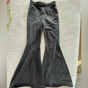 Black Free People Flare Jeans